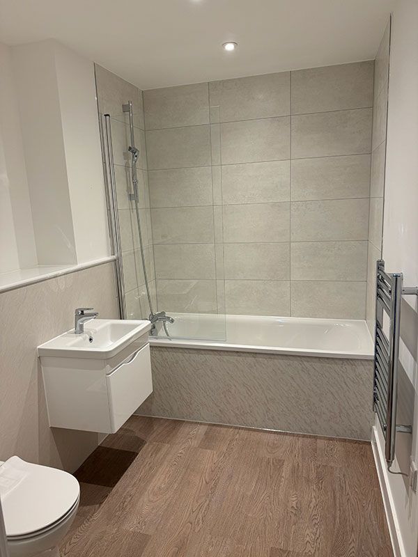 Finished bathroom