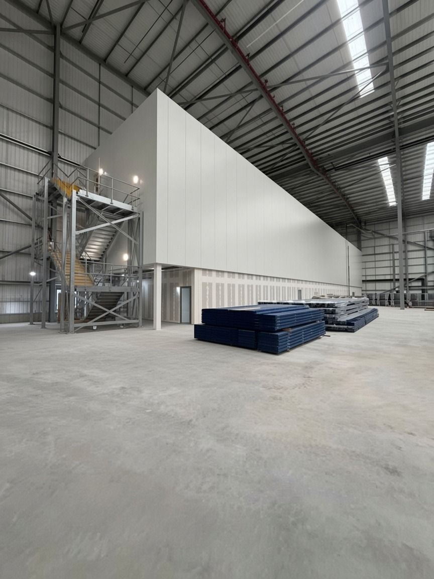 Industrial unit fire stopping, Avonmouth